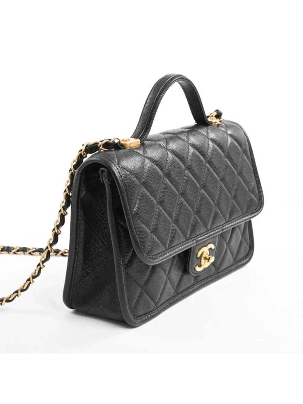 Chanel Shoulder Bag Top Handle Flap
